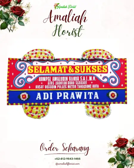 Papan Bunga Ucapan Selamat Padahanten